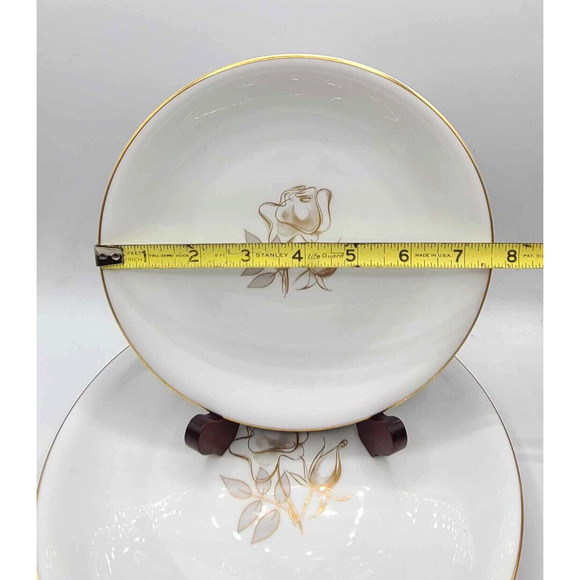 KPM Krister China Germany Gold Rose Design. 4-Piece Set. Choice of quantity. - Picture 11 of 16